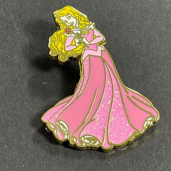 Disney Aurora Trading Pin Sleeping Beauty Sparkling Gown Badge Lapel Pin Brooch - Picture 8 of 12